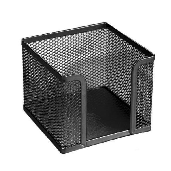 Подставка д/бумажного блока черная (стальной мэш)