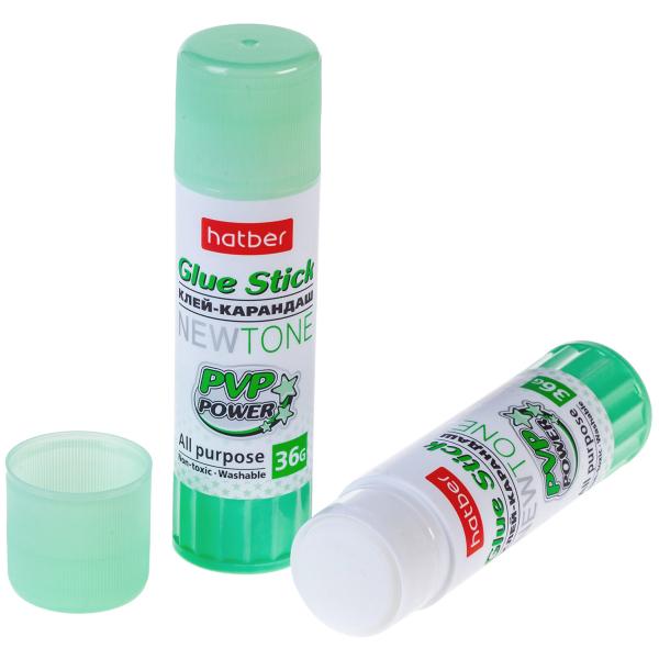 *Клей-карандаш 36 гр. Hatber NEWtone 