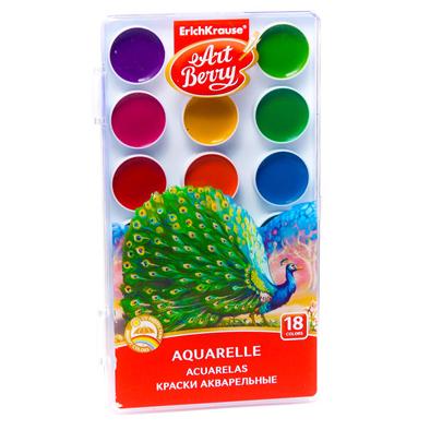 Акварель 18 цв. ArtBerry с УФ защитой яркости