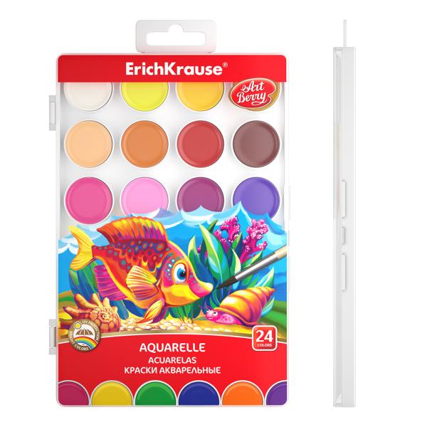 Акварель 24 цв. ArtBerry® с УФ защитой яркости