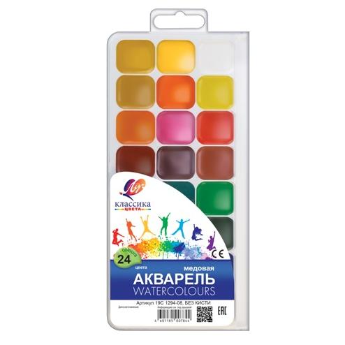 Акварель 24 цв. б/к " Классика"