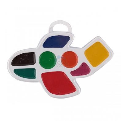 Акварель 8 цв. б/к "Самолетик"