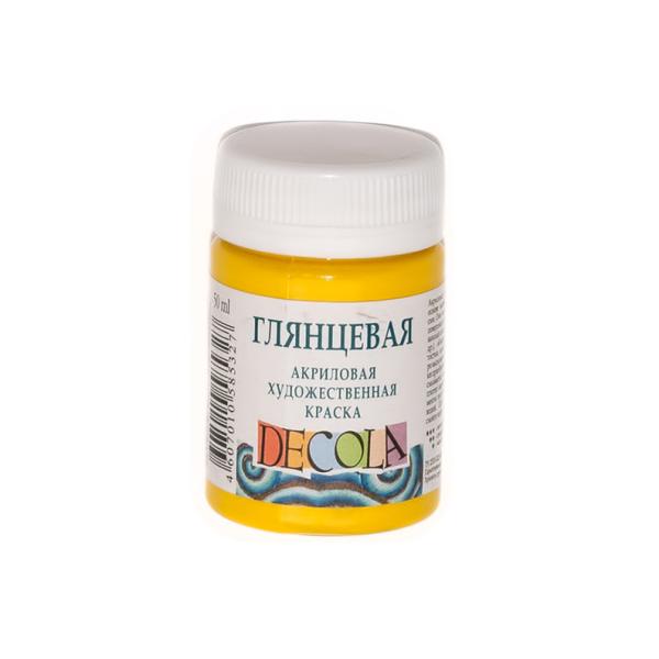 Акрил 50 мл глянц. Декола Желтая светлая
