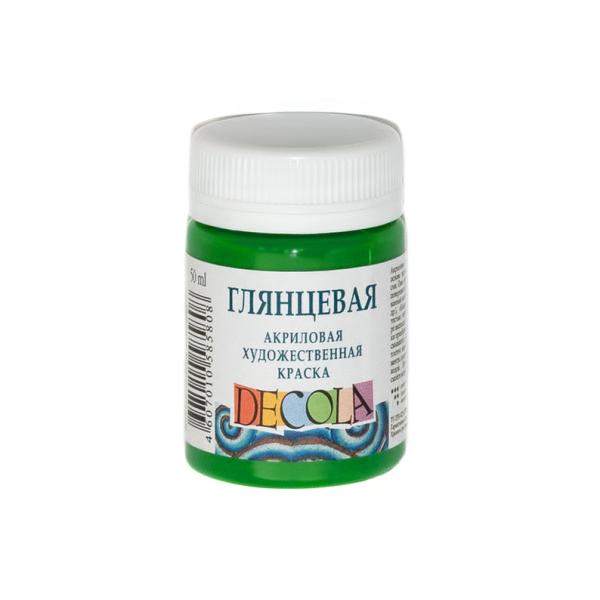 Акрил 50 мл глянц. Декола Зеленая светлая