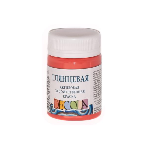 Акрил 50 мл глянц. Декола Коралловая