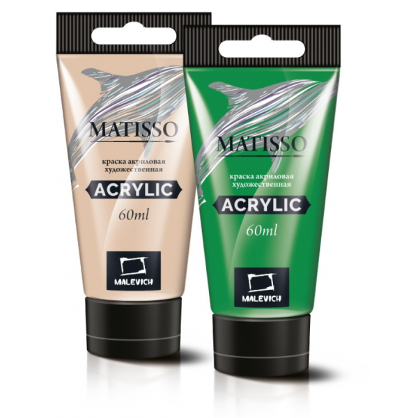 Акрил 60 мл Малевичъ Matisso, ультрамарин прозрачный