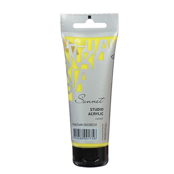 Акрил 75 мл туба Сонет Лимонная