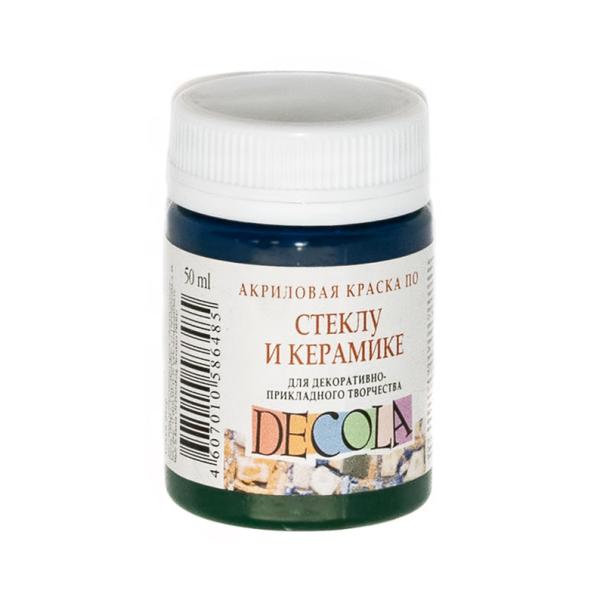 Акрил стекло керамика 50 мл Декола Зеленая темная