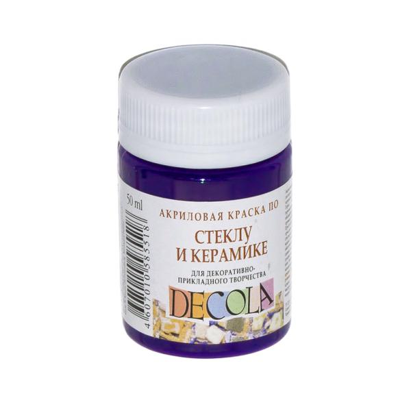 Акрил стекло керамика 50 мл Декола Фиолетовая темн