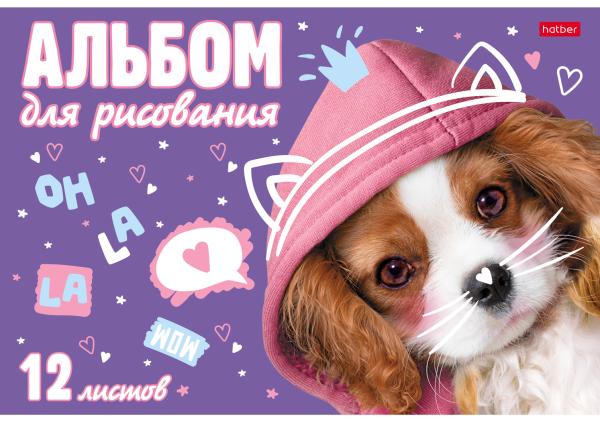 Альбом д/рис. 12 л. "Мы любим котиков"