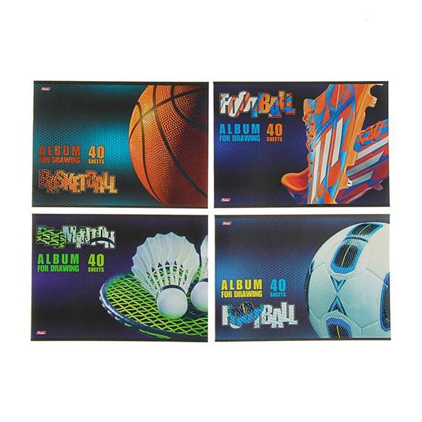 Альбом д/рис. 40 л. "MIX" мат.ламин. 3D лак