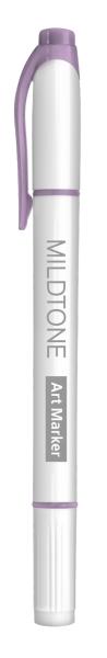 Артмаркер Hatber Mildtone Pastel Двухсторонний Сиреневый в картонной коробке