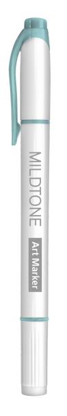 Артмаркер Hatber Mildtone Pastel, двусторонний. Бирюзовый