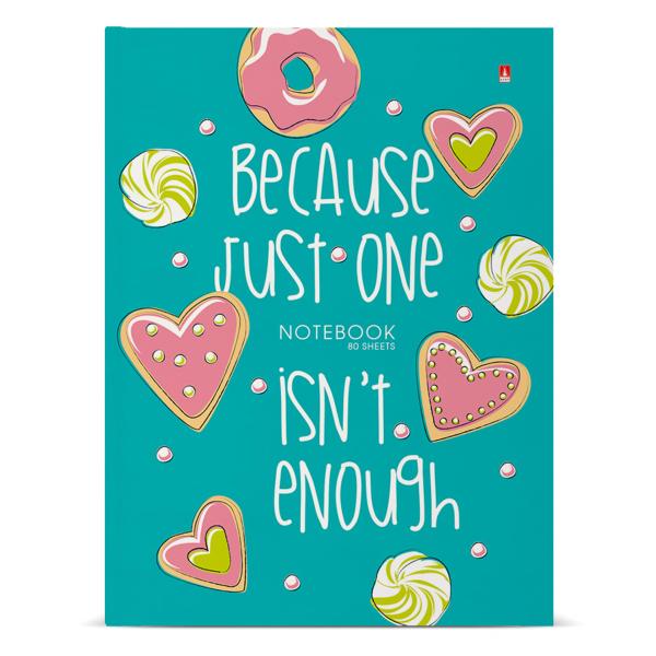 Бизнес-блокнот А6 80 л. "СЛАДКОЕ НАСТРОЕНИЕ"