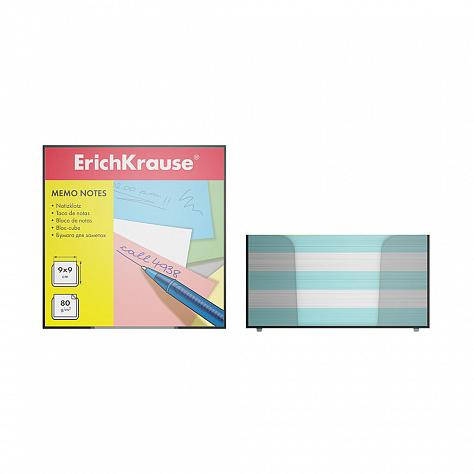 Блок бумаги 9*9*5см в пл/боксе /голуб./