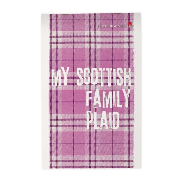 Блокнот А5 40 л. "ШОТЛАНДКА" 3 ВИДА