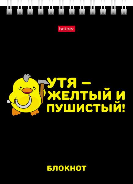 Блокнот А6 40 л. кл. на гребне "Ассорти" мел.картон УФ-лак
