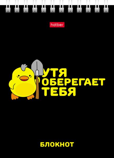 Блокнот А6 40 л. кл. на гребне "Неко-Тян_аниме" Обл. мел.картон УФ-лак