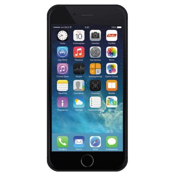 Блокнот А6 48 л. с фигурной высечкой "iТелефон-Черный" оригинальный блок отрывная склейка