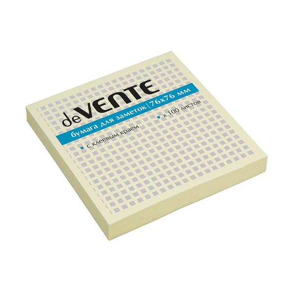 Бумага на л/п  76*76 100л. "deVENTE" желтая