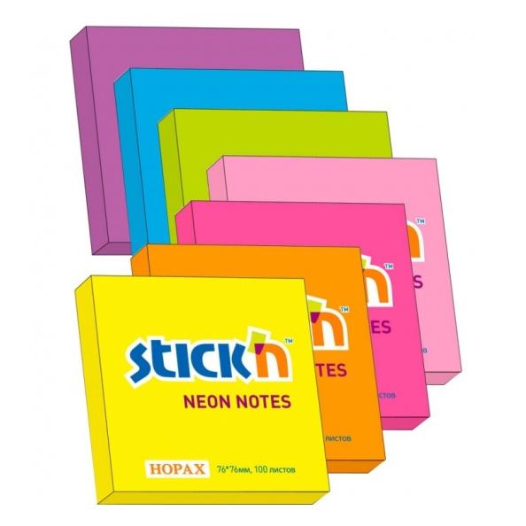 Бумага на л/п  76*76 100л. ярко желтый неон