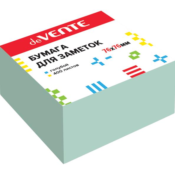 Бумага на л/п  76*76 400 л. "deVENTE" голубая