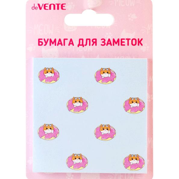 Бумага на л/п 75*75 мм 30 л. "deVENTE. Cat pattern" офсет 80 г/м²