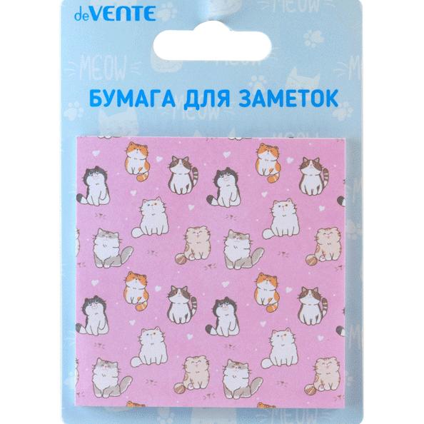 Бумага на л/п 75*75 мм 30 л. "deVENTE. Cat pattern" офсет 80 г/м²