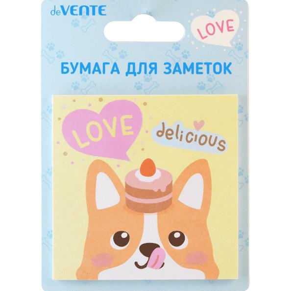 Бумага на л/п 75*75 мм 30 л. "deVENTE. Corgi" офсет 80 г/м²