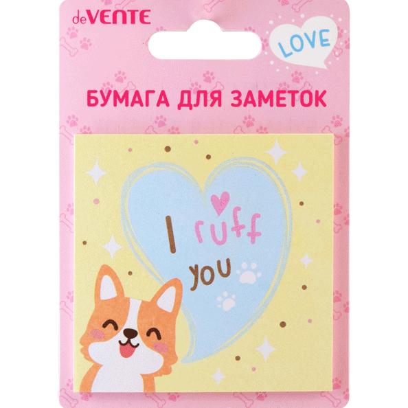 Бумага на л/п 75*75 мм 30 л. "deVENTE. Corgi" офсет 80 г/м²