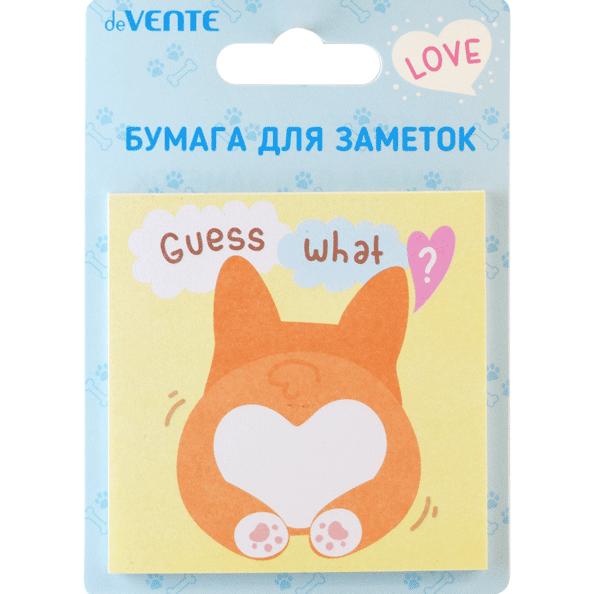 Бумага на л/п 75*75 мм 30 л. "deVENTE. Corgi" офсет 80 г/м²