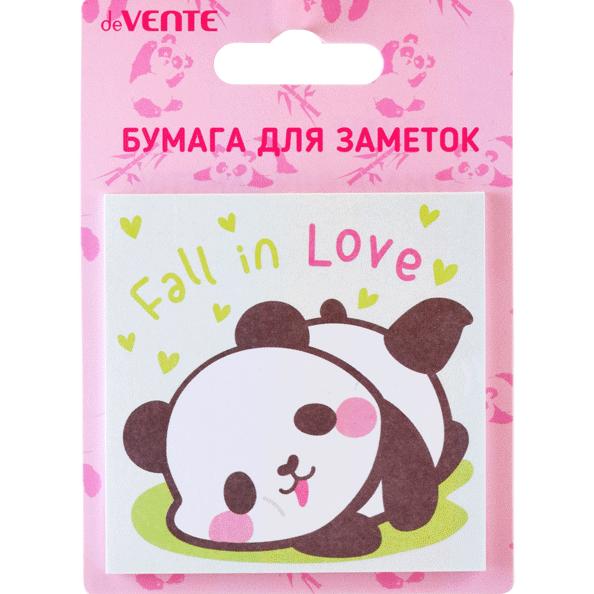 Бумага на л/п 75*75 мм 30 л. "deVENTE. Panda" офсет 80 г/м²
