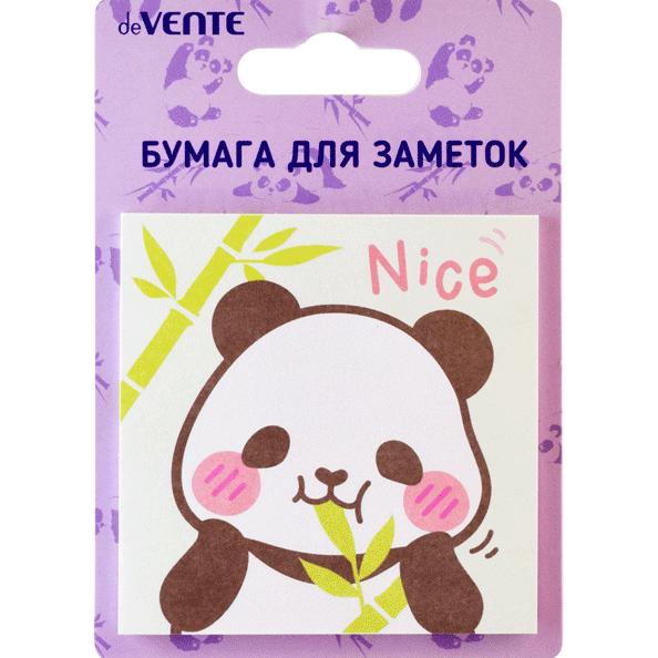 Бумага на л/п 75*75 мм 30 л. "deVENTE. Panda" офсет 80 г/м²