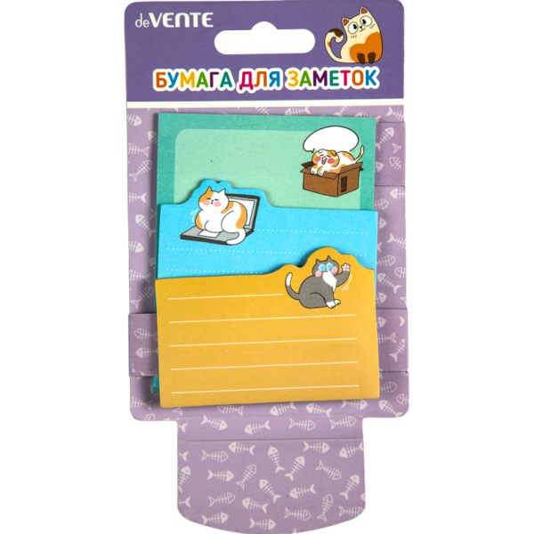 Бумага на л/п набор "deVENTE. Cats" 70x90 мм, 70x70 мм, 55x70 мм и 40x70 мм, 4x20 листов, офсет 80 г