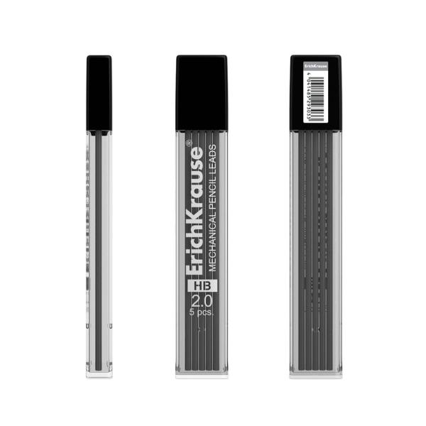 Грифели 2 мм EK Draft, 5 шт. для автоматичесих карандашей