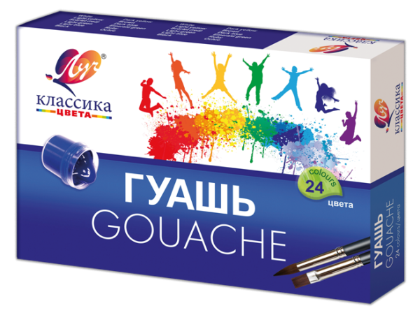 Гуашь 24 цв. по 20 мл. Луч "Классика"