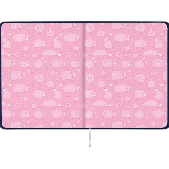 Дневник 1-11 кл. "deVENTE. Fluffy Sheep" тв. обложка из искусственной кожи, аппликация из меха и иск