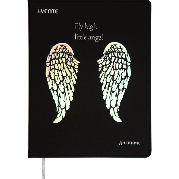 Дневник 1-11 кл. "deVENTE. Fly high little angel" гибкая обложка из искусственной кожи, тиснение рад