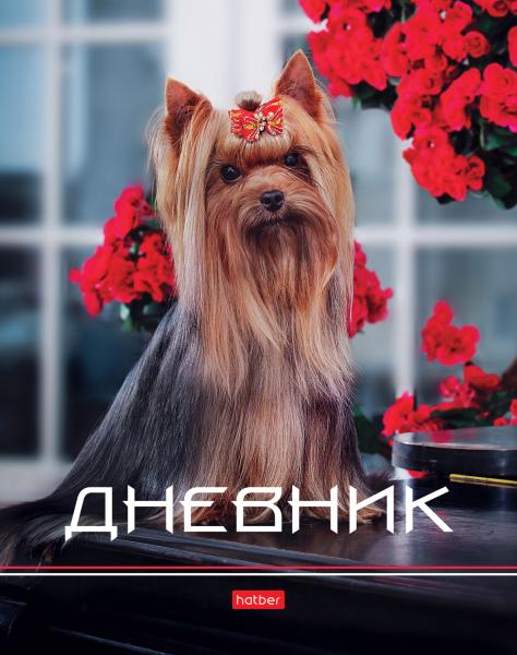 Дневник 1-11 кл. 40 л. тв.переплет "Милый йорк" глянц. ламин.