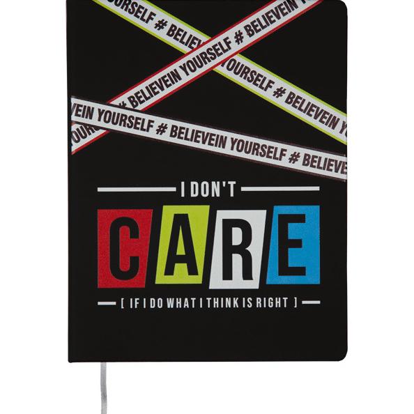 Дневник 1-11 кл. 48 л. "deVENTE. Don't Care" тв. обложка из искусст. кожи, шелкография, 1 ляссе