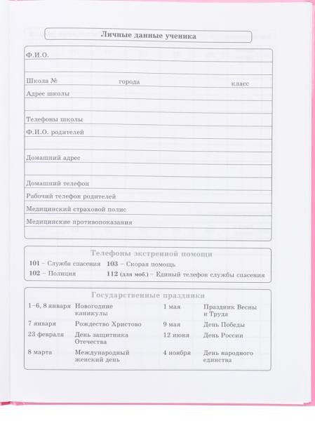 Дневник 1-4 кл. 48 л. "БУДЬ ЗВЕЗДОЙ" глянцевая ламинация.