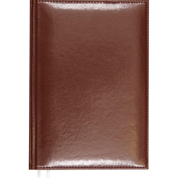 Ежедневник недат А5 "Attomex. Visa" (143 ммx205 мм) 320 стр, темно-коричневый, белая бумага 70 г/м²,