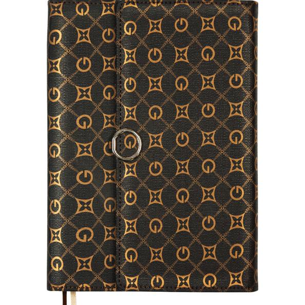 Ежедневник недат А5 "deVENTE. Chic" (145 ммx205 мм) 320 стр, кремовая бумага, коричневый