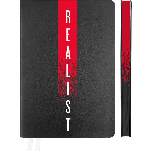 Ежедневник недат А5 "deVENTE. Note. Realist" (145 ммx205 мм) 320 стр, белая бумага 70 г/м² с цветным