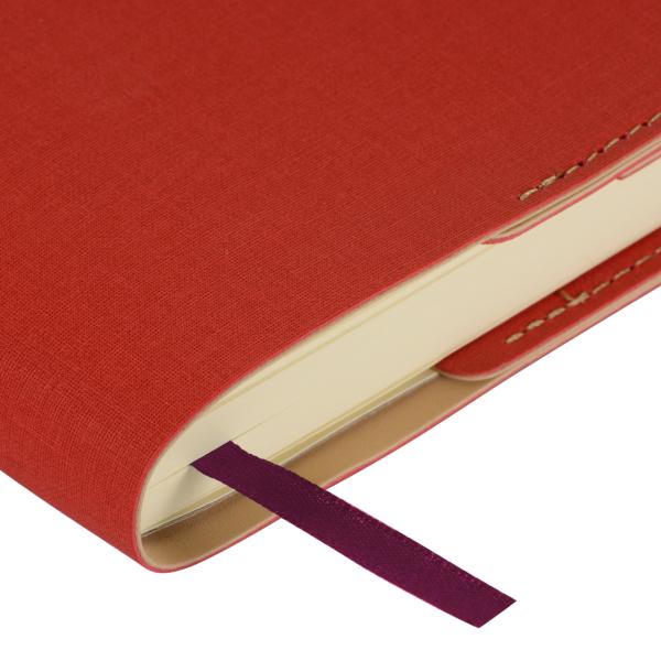 Ежедневник недат А5 "SORRENTO" (КРАСНЫЙ)