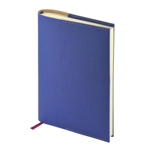 Ежедневник недат А5 "SORRENTO" (ЯРКО СИНИЙ)