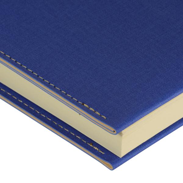 Ежедневник недат А5 "SORRENTO" (ЯРКО СИНИЙ)