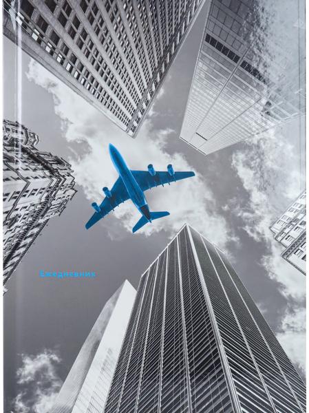 Ежедневник недат А5 80 л. "СИНИЕ ДЕТАЛИ", 7БЦ,контраст,цв.мел обл,ТМ"Collezione"