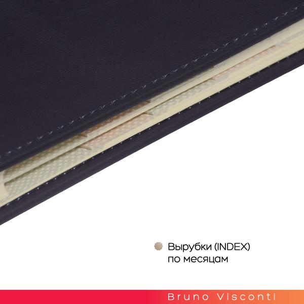 Ежедневник недат А5 с индексами "VELVET INDEX" (ТЕМНО-СИНИЙ NAVY)