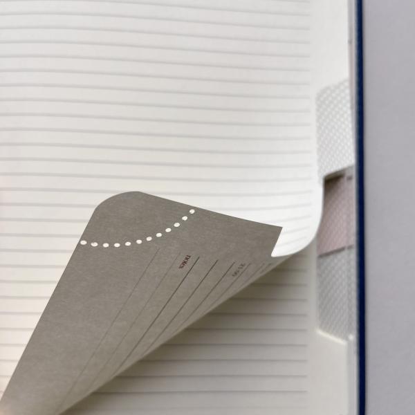 Ежедневник недат А5 с индексами "VELVET INDEX" (ТЕМНО-СИНИЙ)